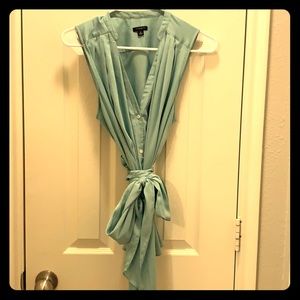 Sleeveless Tie wrap Blouse
